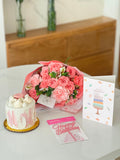 Birthday Kit Cake & Flowers
